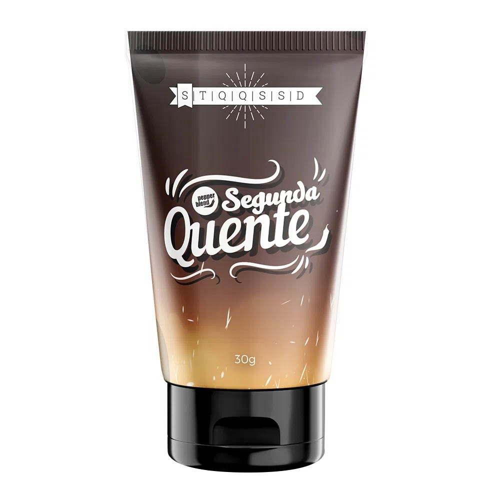 Gel para Sexo Oral Comest�vel Segunda-Quente Sabor Caf� 30g - Embalagem frontal