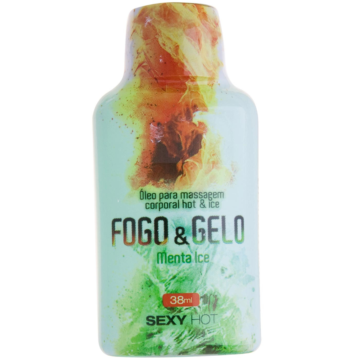 �leo para Massagem Corporal Hot e Ice Fogo & Gelo Sexy Hot Menta Ice Aquece e Esfria
