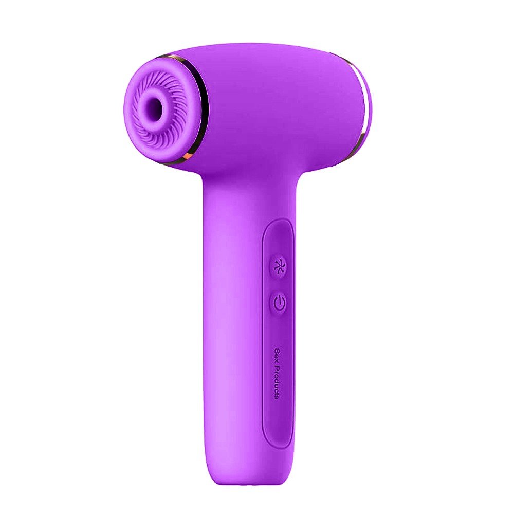 Vibrador para Clit�ris Recarreg�vel em Silicone com 10 Vibra��es e 10 Pulsa��es Dirce Roxo | Foto 04