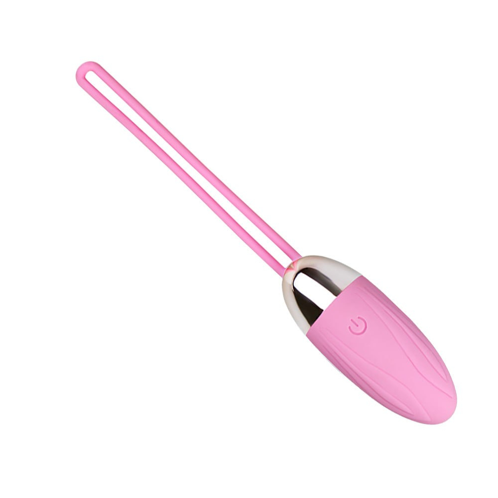 Vibrador Bullet Recarreg�vel em Silicone com 10 Vibra��es Controle sem Fio Formato Bala Rosa | Foto 02