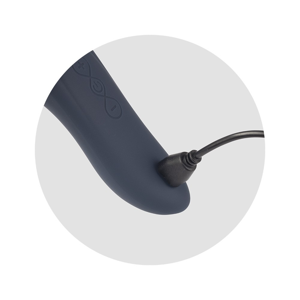 Vibrador para Clit�ris em Silicone Recarreg�vel com 7 Vibra��es Slim Azul | Foto 04