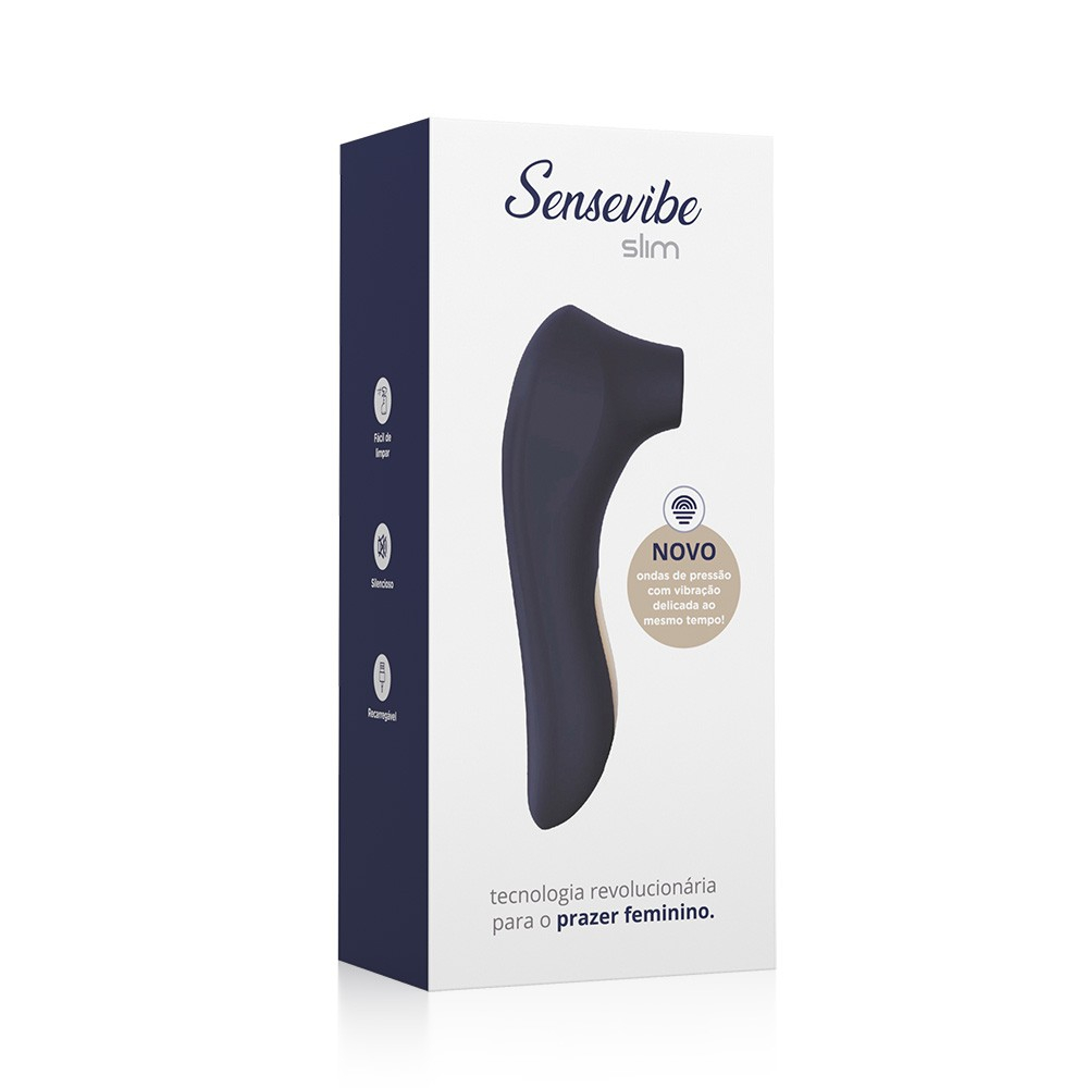 Vibrador para Clit�ris em Silicone Recarreg�vel com 7 Vibra��es Slim Azul | Foto 05