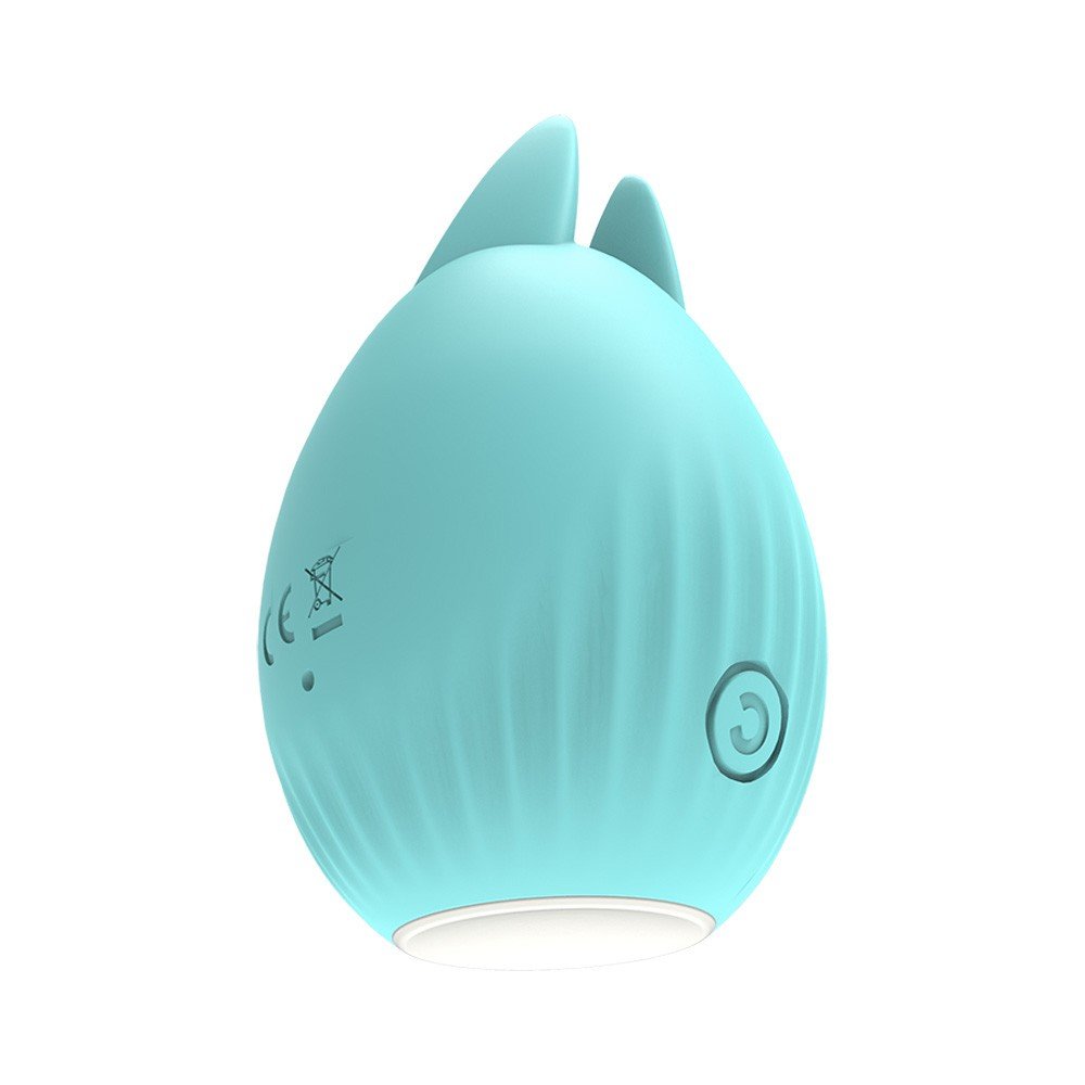 Vibrador para Clit�ris em Silicone Recarreg�vel com 3 Modos de Vibra��o e Pulsa��o Cyan | Foto 04