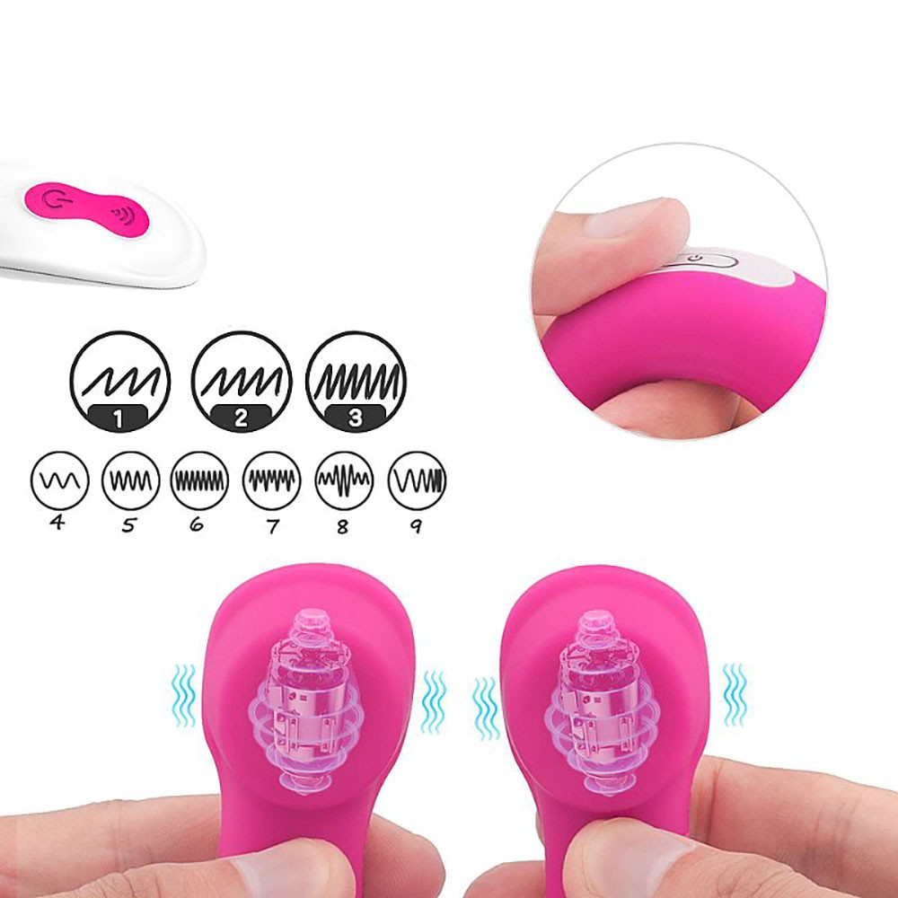 Vibrador Masculino em Silicone Recarreg�vel 9 Vibra��es e Controle sem Fio Song Pink | Foto 05