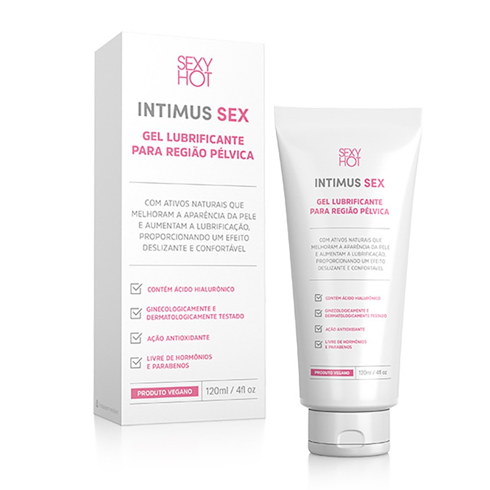 Gel Lubrificante Vegano com Ativos Naturais para Regi�o P�lvica, Vagina e �nus 120ml