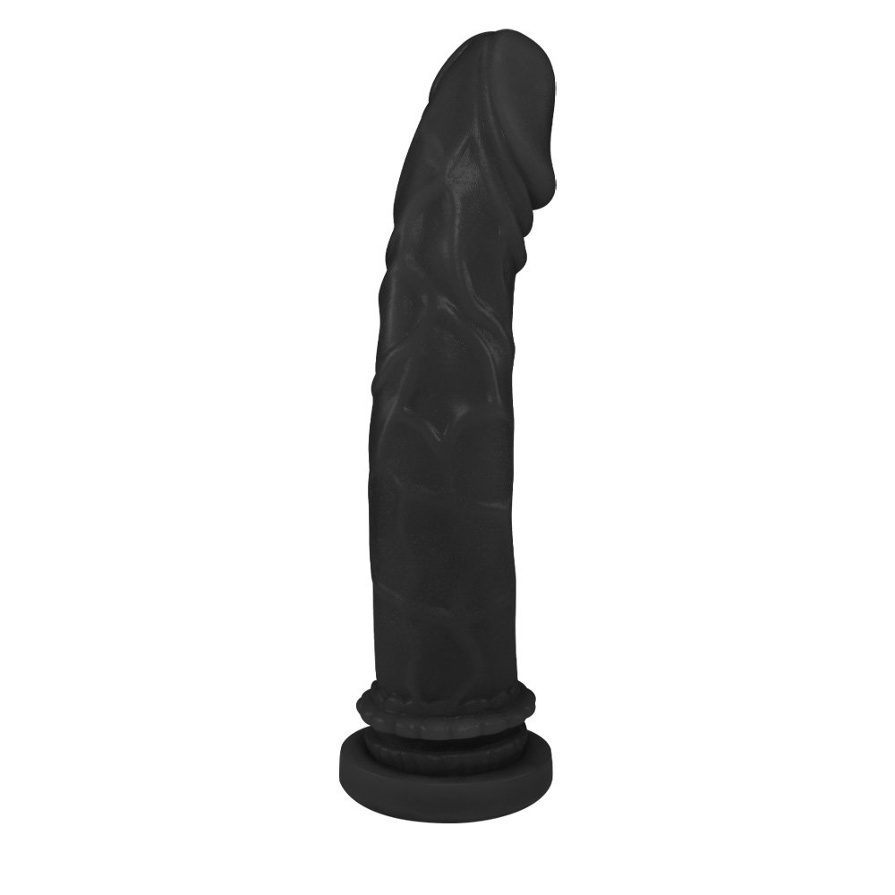 P�nis com Base para Cinta Garantido 18 x 3,5cm Preto, vista detalhada