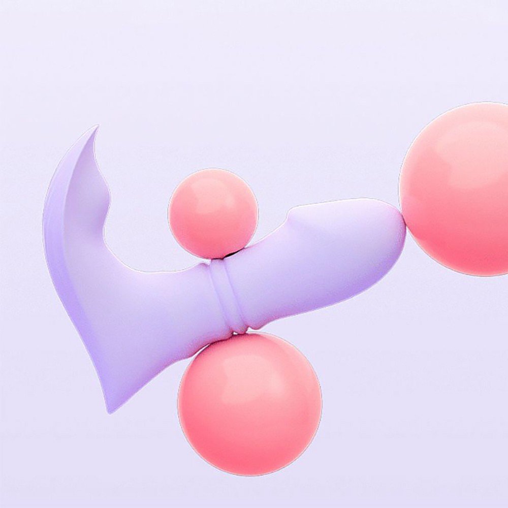 Vibrador Feminino Recarreg�vel em Silicone com 10 Velocidades de Vai e Vem e Controle sem Fio Lil�s | Foto 04