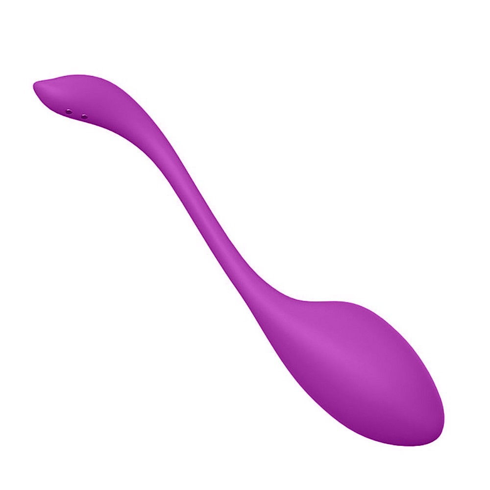 Vibrador para Casal Recarreg�vel em Silicone com 10 Vibra��es e Controle por APP Roxo | Foto 04