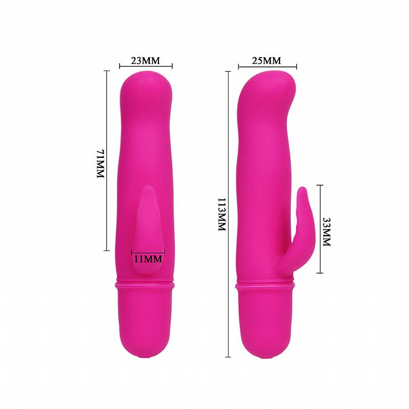 Vibrador Ponto G com Estimulador 10 Vibra��es Blithe Pink | Foto 05