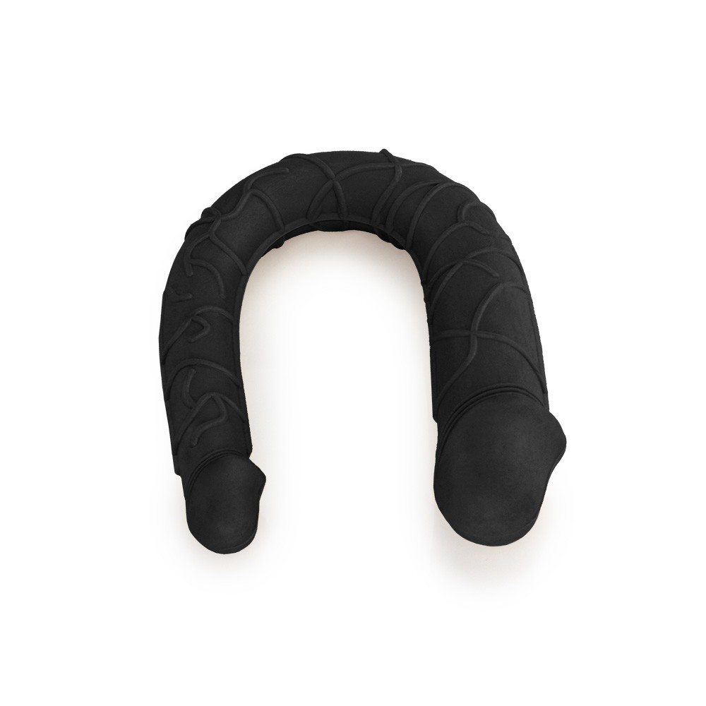 P�nis Duas Pontas em Jelly Havaiano Ferradura, destaque na textura e material flex�vel