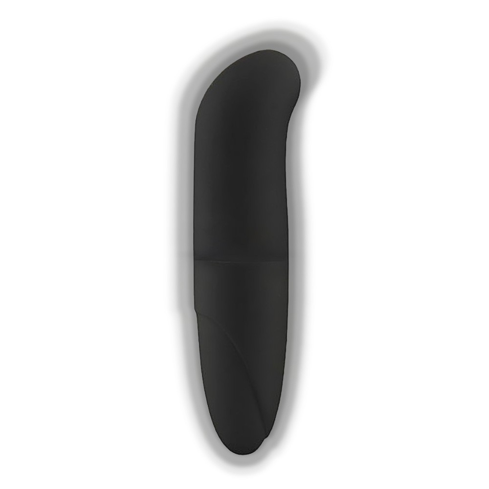 Vibrador Ponto G em Pl�stio R�gido Liso com Formato de Golfinho Preto | Foto 04