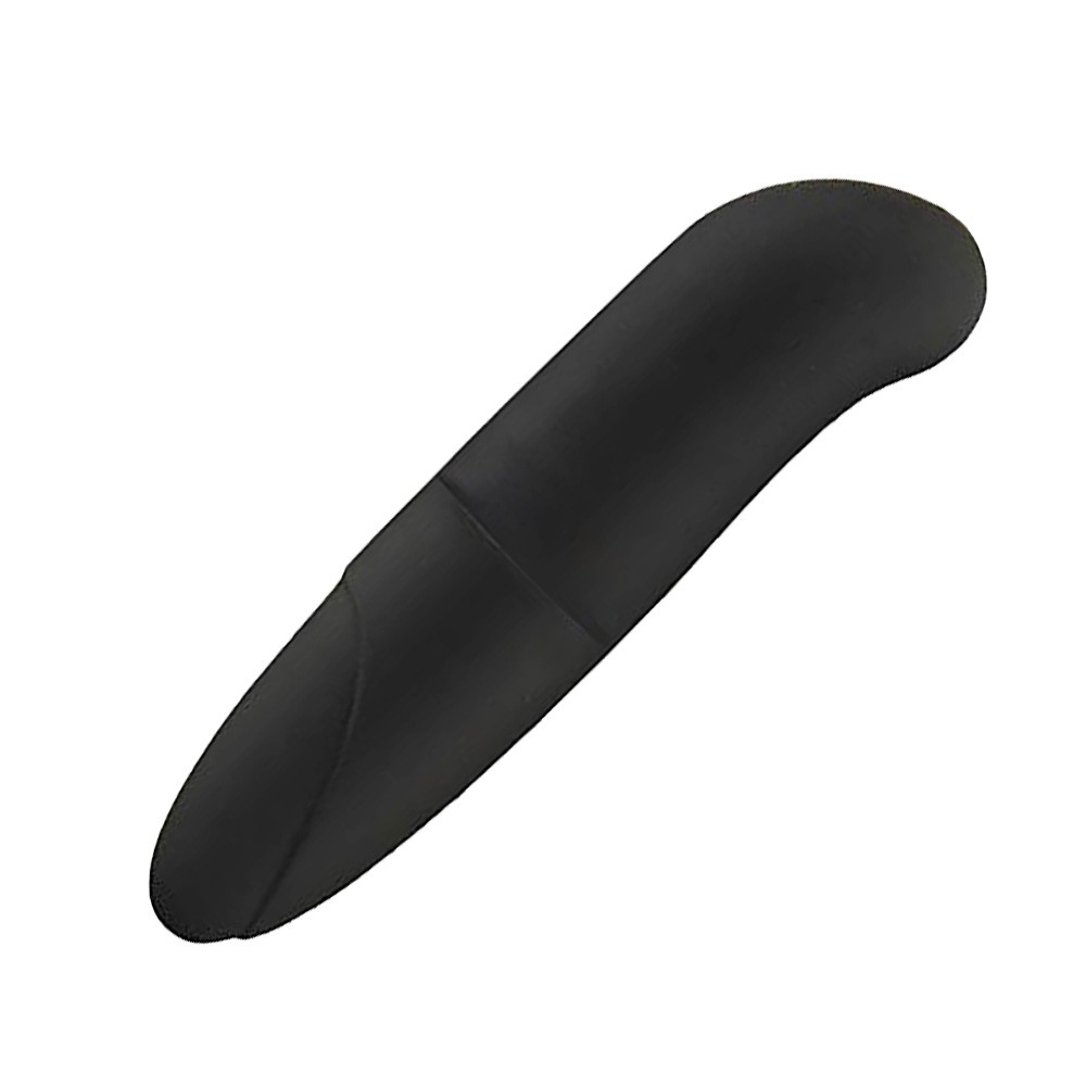 Vibrador Ponto G em Pl�stio R�gido Liso com Formato de Golfinho Preto | Foto 05