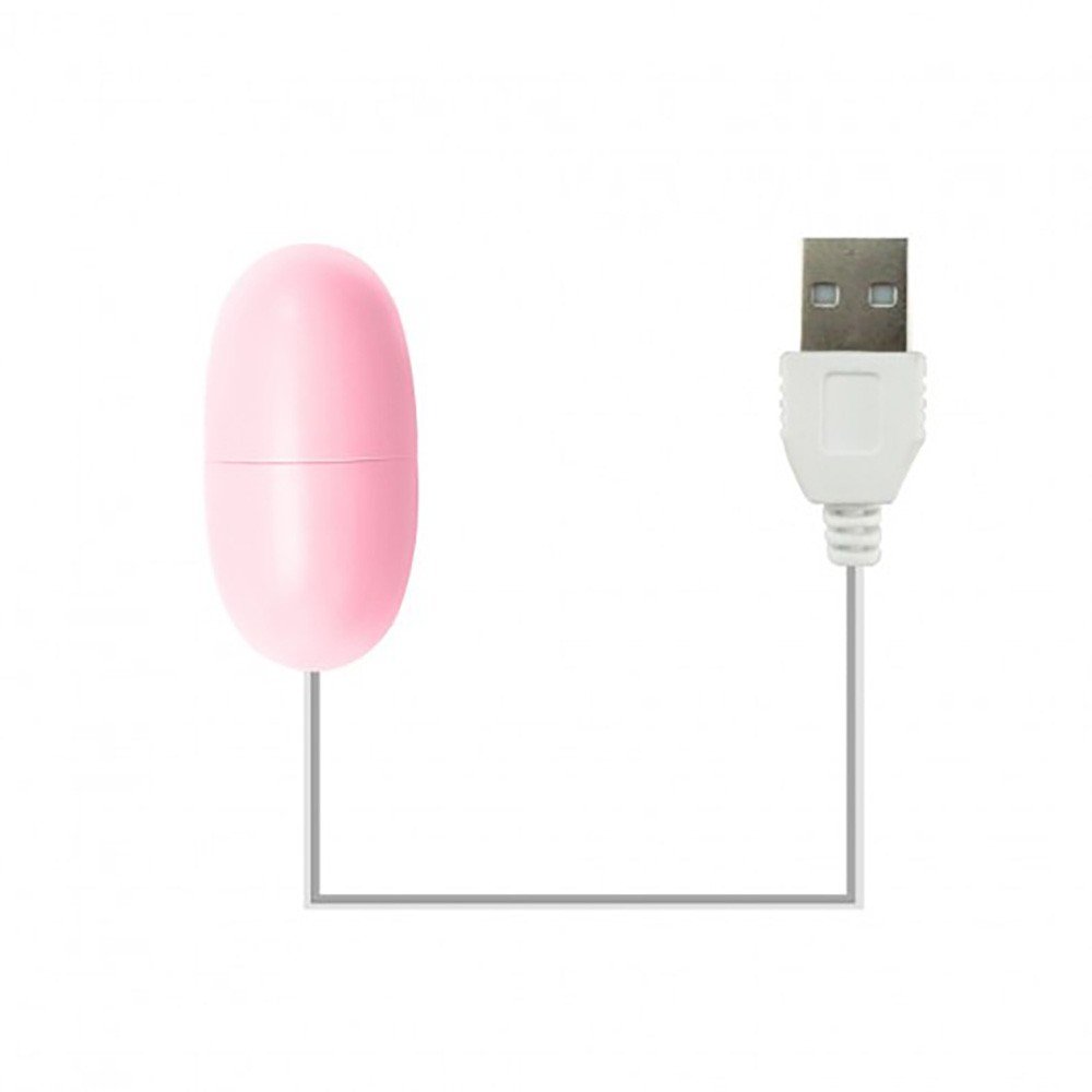 Vibrador Bullet em Pl�stico R�gido Rosa com cabo USB