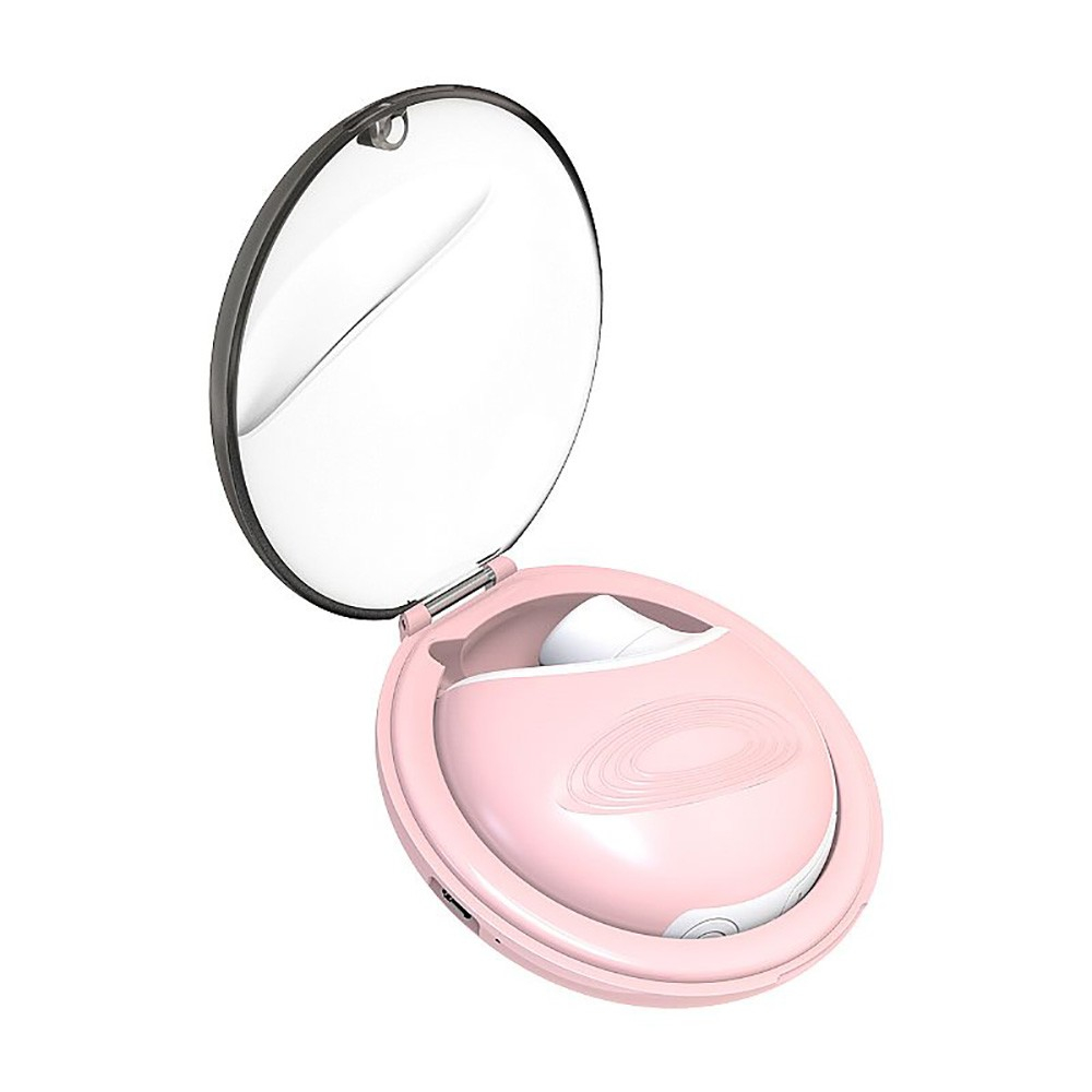 Pulsador de Clit�ris Recarreg�vel em Silicone com 6 Pulsa��es Rosa | Foto 04