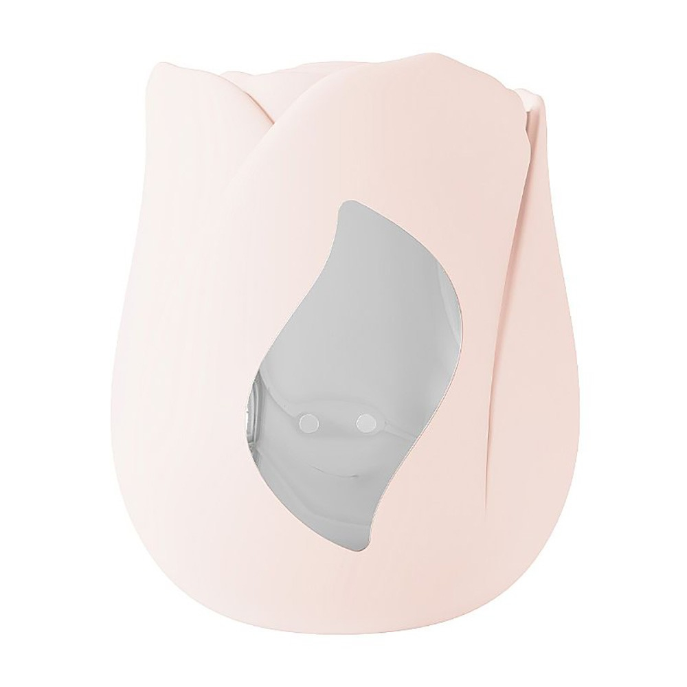 Vibrador Discreto Recarreg�vel em Silicone com 10 Vibra��es Formato de Flor Rosa | Foto 05