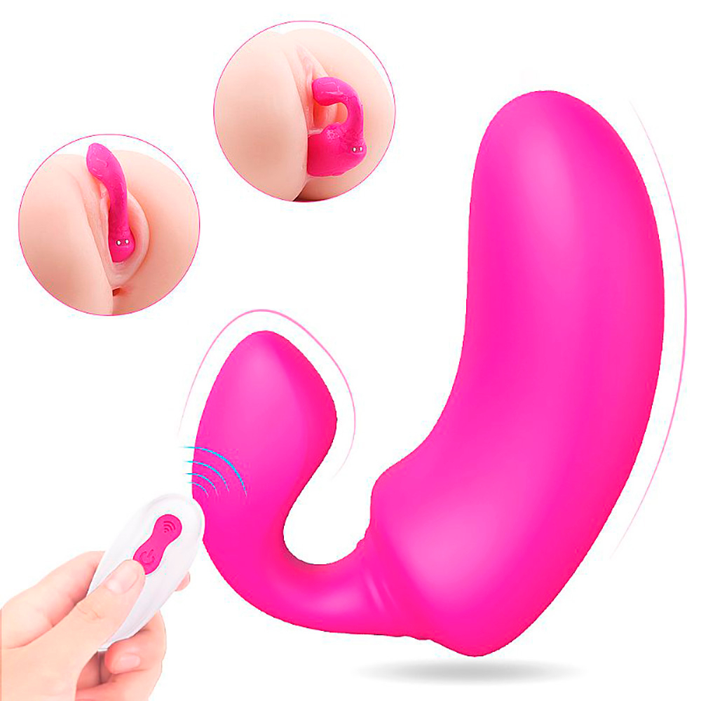 Vibrador para Casal em Silicone com Controle Remoto sem Fio Pink - detalhes de uso