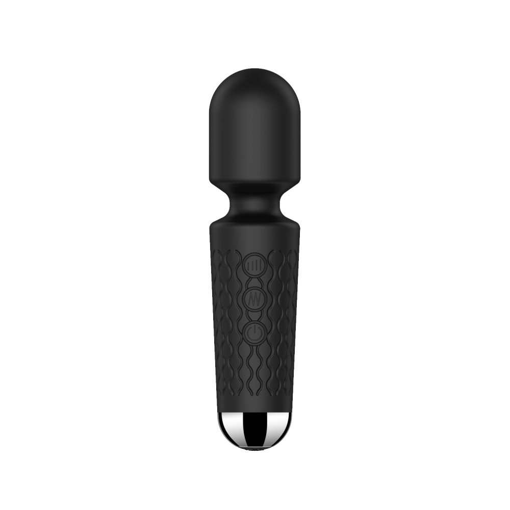 Massageador Er�tico em Silicone Aveludado Recarreg�vel Preto - Imagem 02