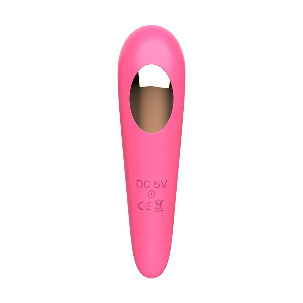 Estimulador de Clit�ris em Silicone Aveludado Recarreg�vel com 10 Pulsa��es e Vibra��es Essie Pink | Foto 04