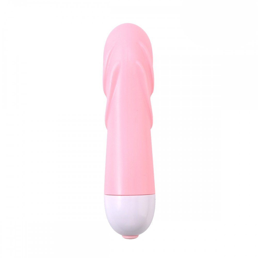 Vibrador Feminino em ABS (Pl�stico R�gido) com 10 Vibra��es com Relevo em Ondas Rosa | Foto 05