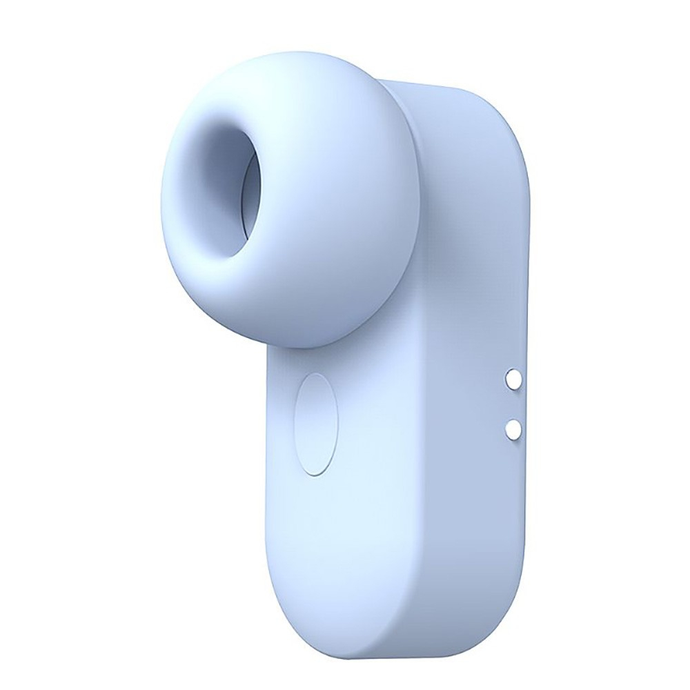 Pulsador de Clit�ris Recarreg�vel em Silicone com 10 Pulsa��es Mini Azul | Foto 05