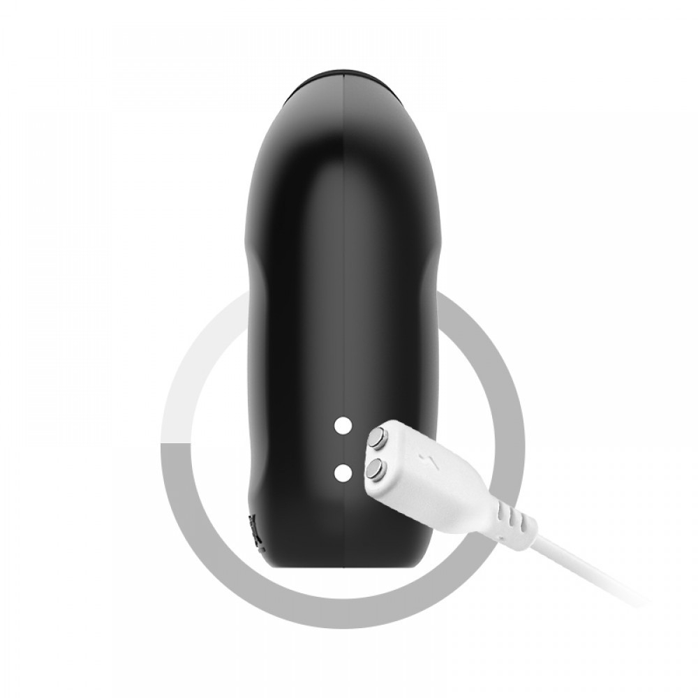 Estimulador de Clit�ris em Silicone Aveludado Recarreg�vel com 7 Pulsa��es � Prova de �gua Preto | Foto 05