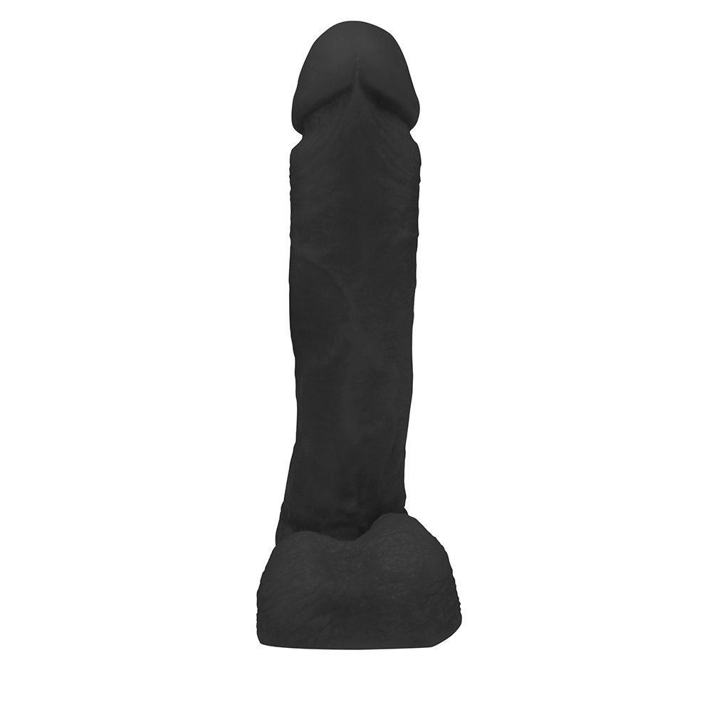 P�nis de Borracha com Escroto Dion�sio 19 x 4,5cm Preto | Foto 04