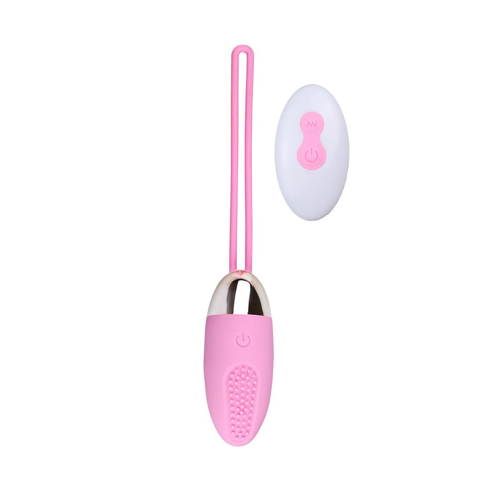 Vibrador Bullet Recarreg�vel em Silicone com 10 Vibra��es Controle sem Fio Ponta Massageadora Rosa | Foto 04