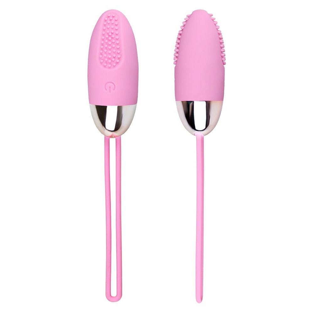 Vibrador Bullet Recarreg�vel em Silicone com 10 Vibra��es Controle sem Fio Ponta Massageadora Rosa | Foto 05