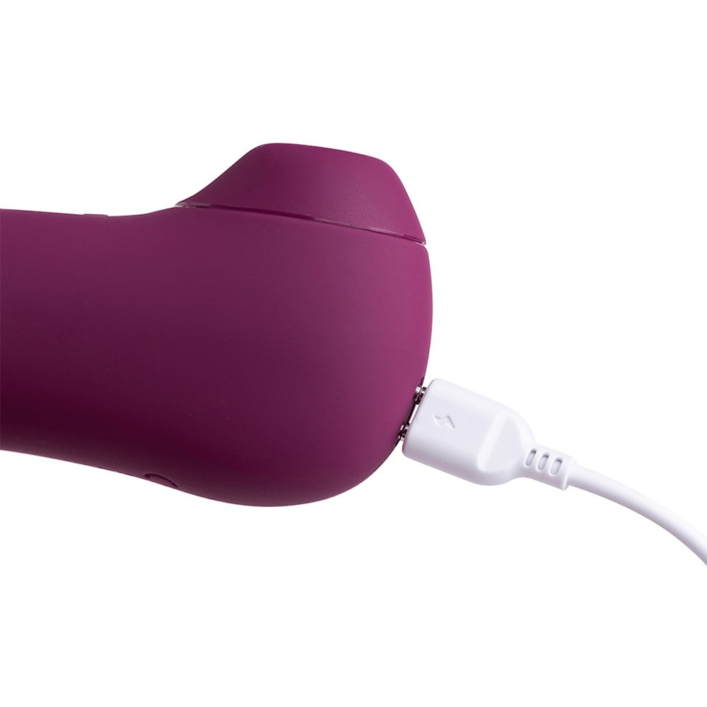 Sugador de Clit�ris Recarreg�vel em Silicone com 7 Suc��es e 7 Vibra��es Mia Roxo | Foto 05