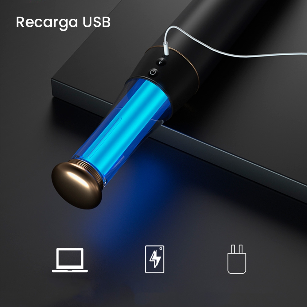 Vibrador Discreto Vai e Vem com 10 Vibra��es e Estimulador para Clit�ris 19 x 5cm Baseball Bat Bege | Foto 05