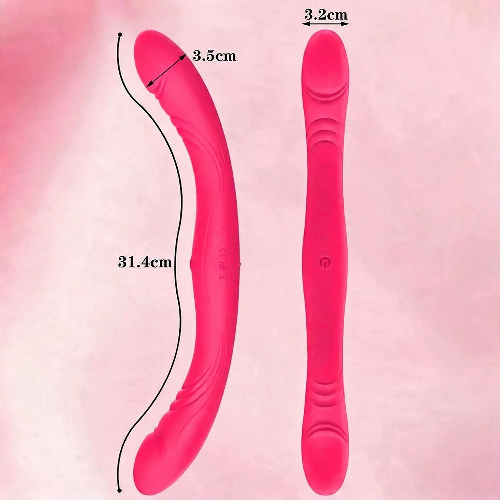 Vibrador Duplo Recarreg�vel em Siliocne com 9 Vibra��es Controle por APP Pink | Foto 05