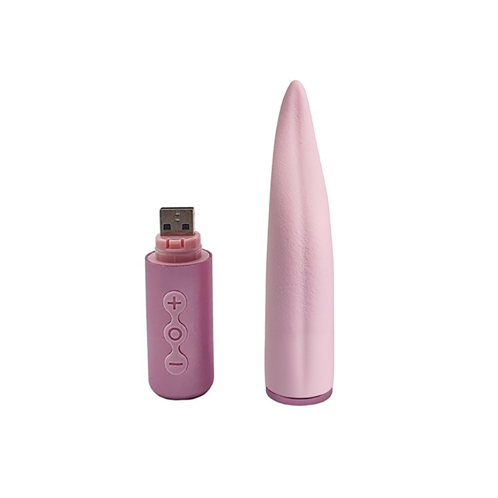 Vibrador para Clit�ris em Silicone (Toque Aveludado) Recarreg�vel com 5 Vibra��es Sweets S6 Rosa | Foto 04