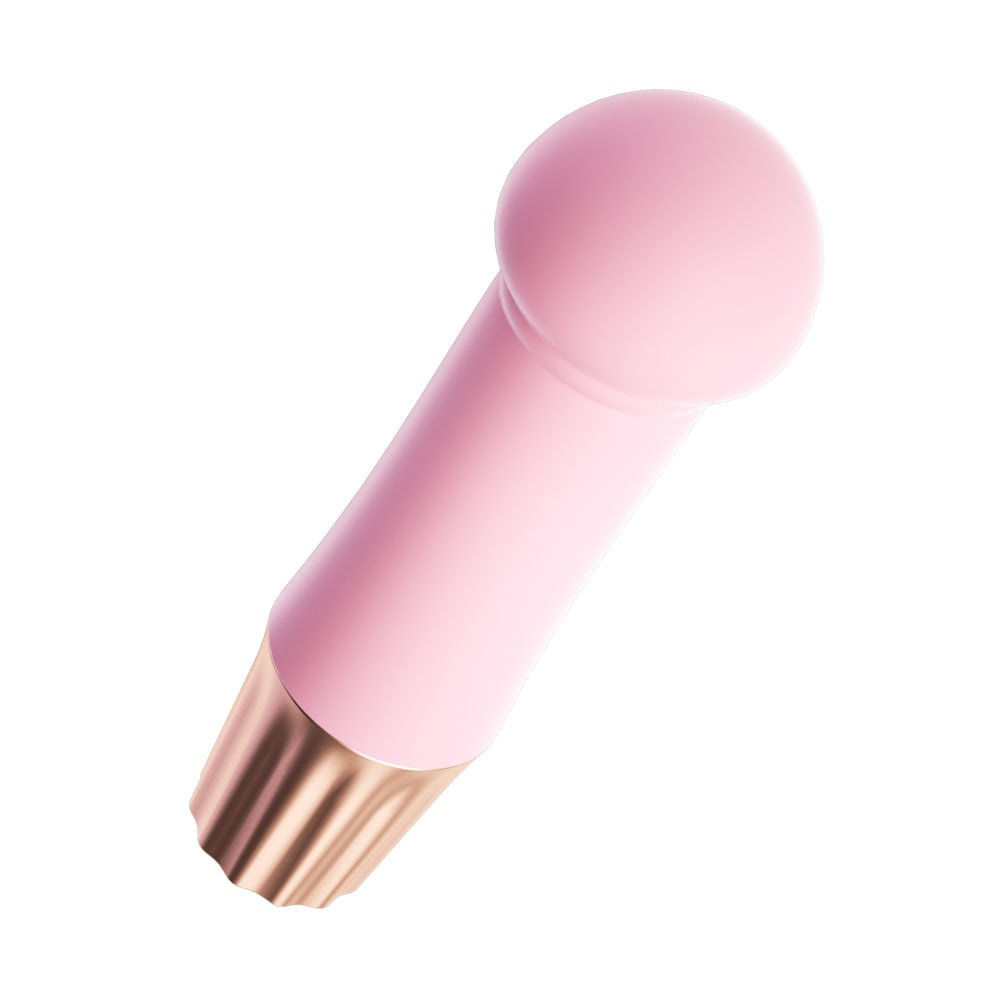 Vibrador Personal Recarreg�vel em Silicone com 10 Vibra��es Mini Happy Cogumelo Rosa | Foto 05