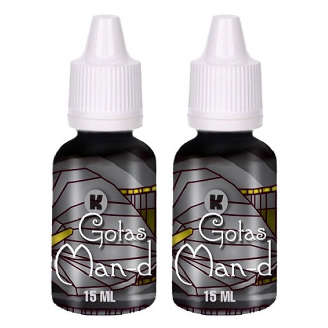 Gel Retardante em Gotas Man-D 15ml | Vista Dupla