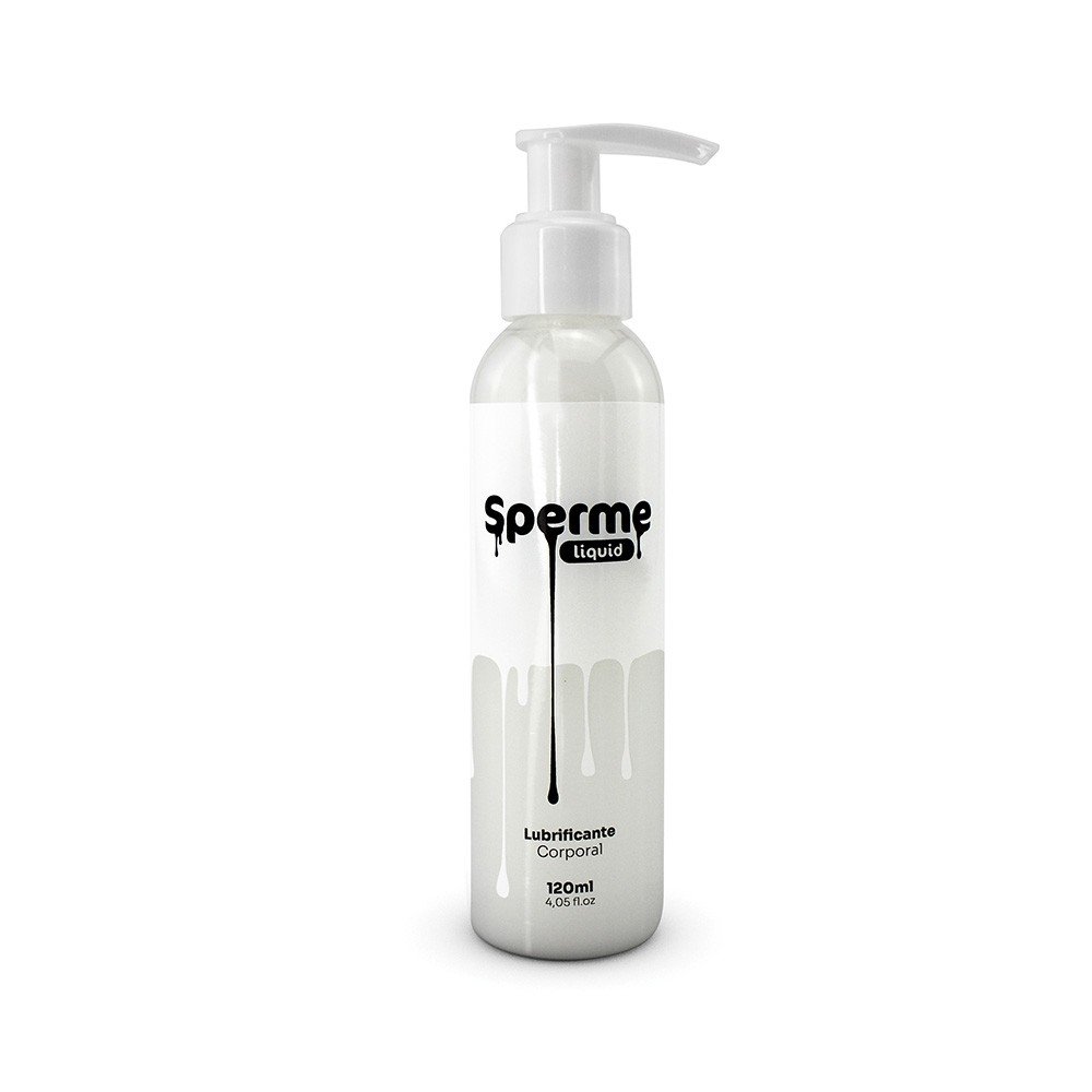 Frasco de Lubrificante Base de �gua Imitando o S�men Sperme Liquid com 120ml em close-up