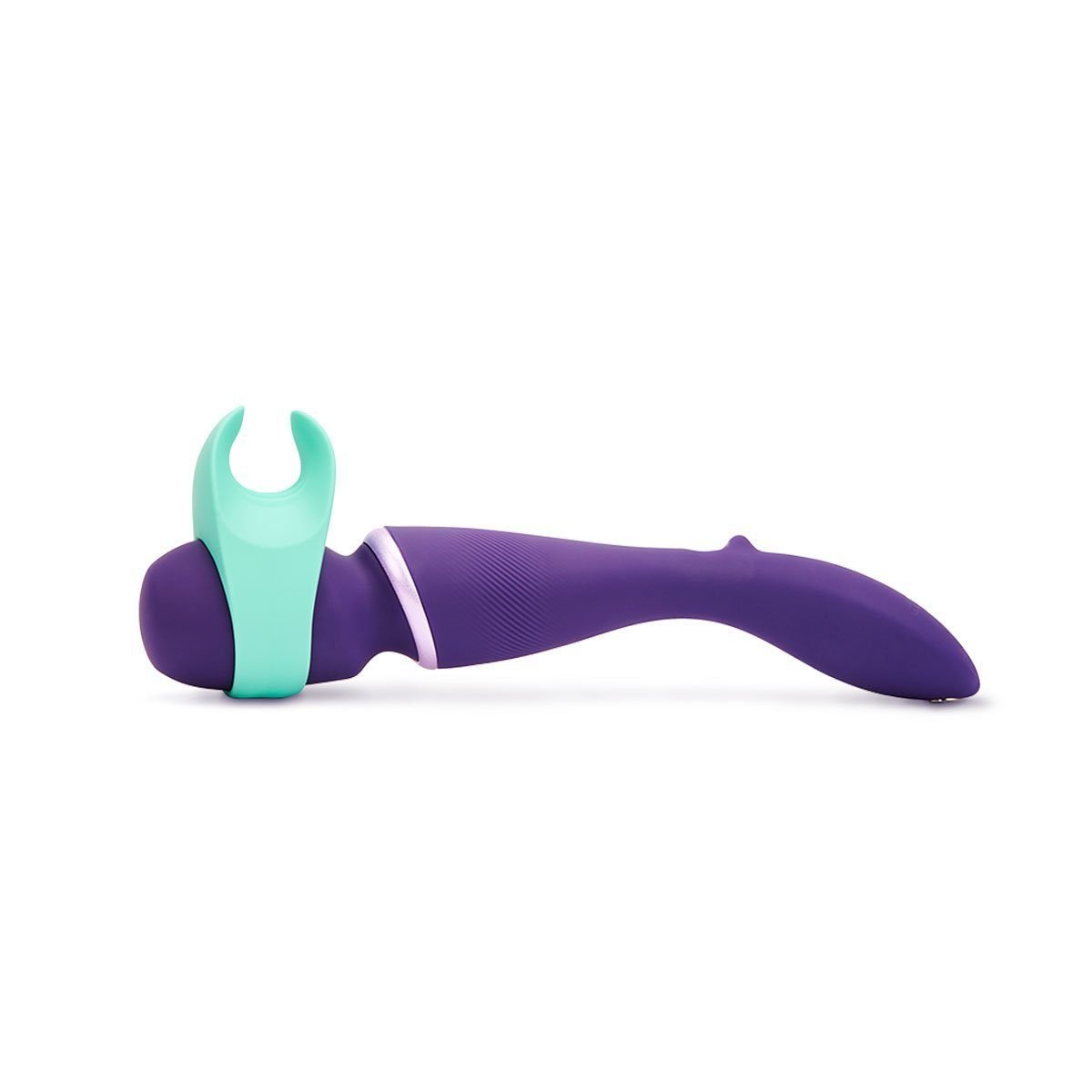 Massageador Er�tico em Silicone Sens�vel ao Toque Recarreg�vel via USB com APP Wand by We-Vibe Roxo | Foto 04