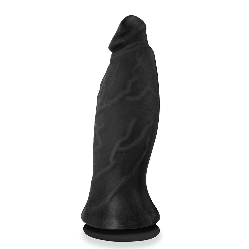 P�nis Gigante e Grosso Flex�vel com Ventosa Jatob�o 27 x 8cm Preto - imagem 03