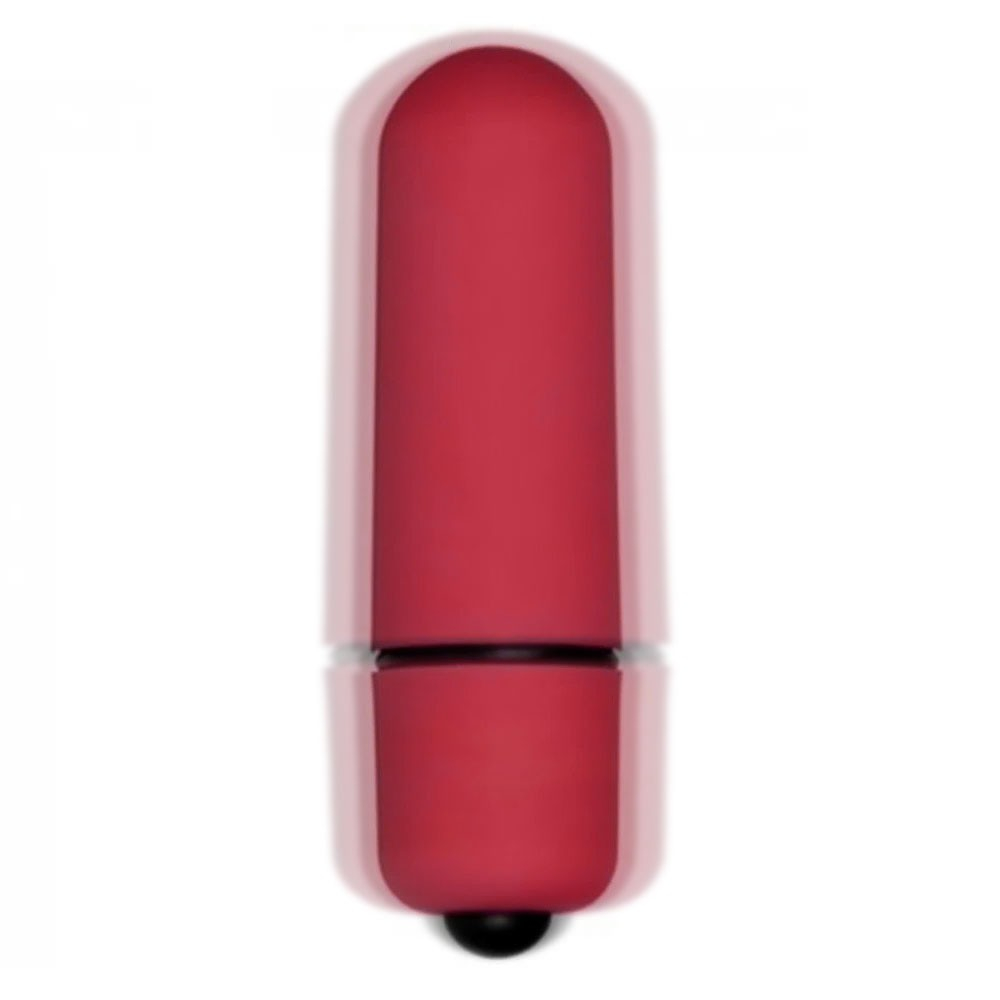 Vibrador Bullet em ABS Poderoso Vermelho - Posi��o de Lado