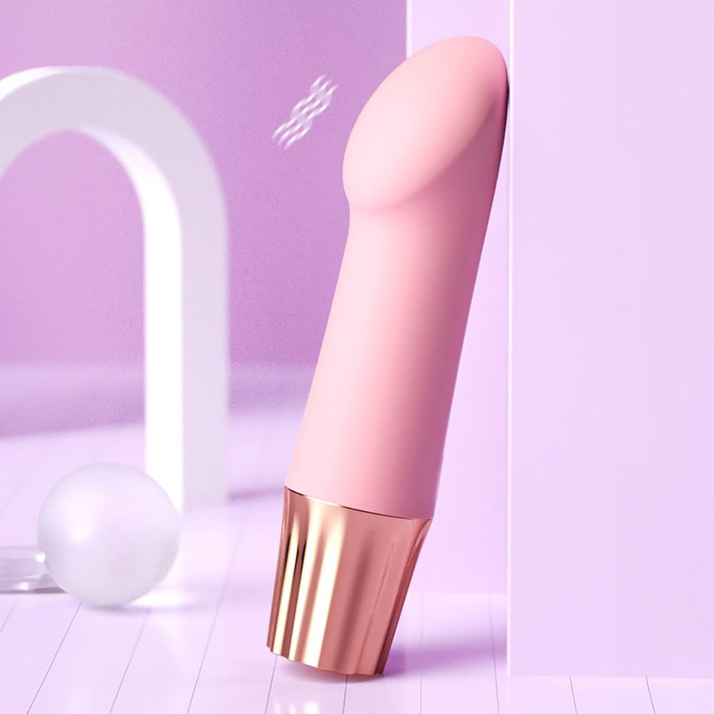 Vibrador Personal Recarreg�vel em Silicone com 10 Vibra��es Mini Happy Liso Rosa | Foto 05