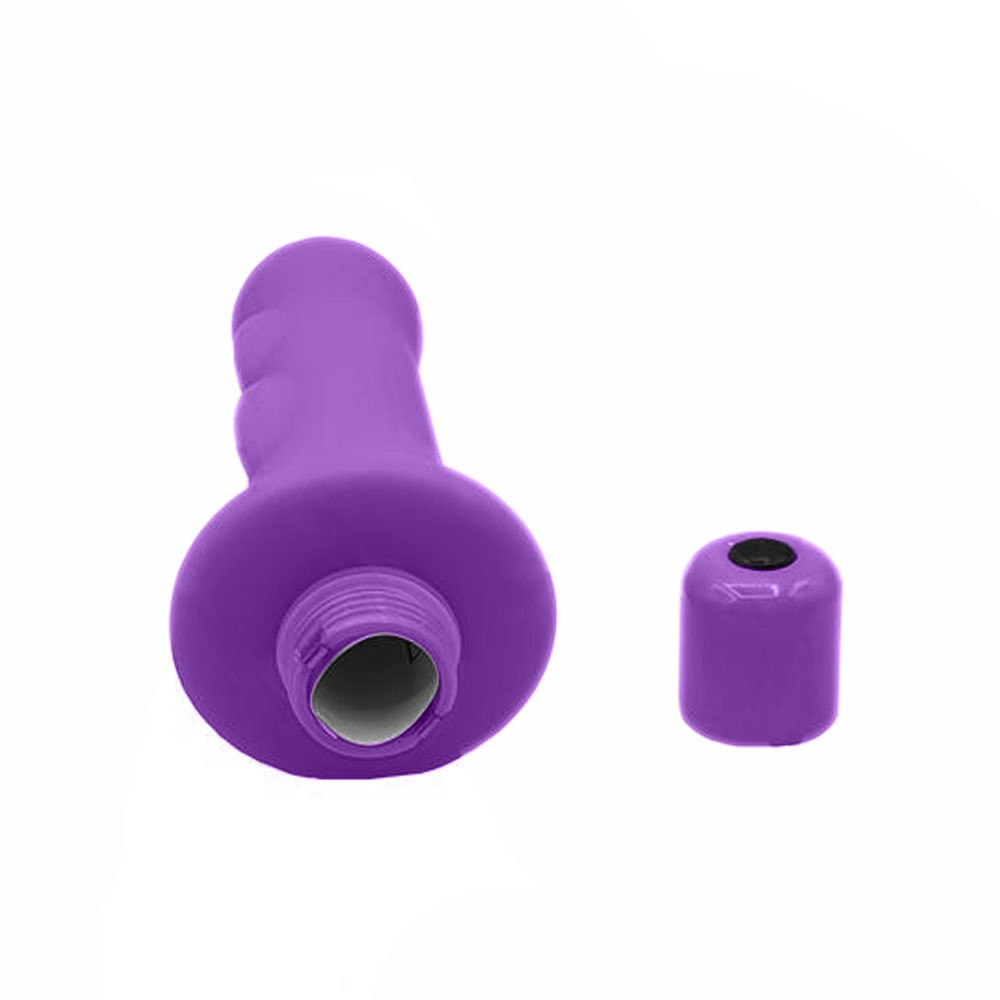 Vibrador Feminino em Silicone Aveludado Multivelocidade com 7 Vibra��es Mystique Rocket Roxo | Foto 04