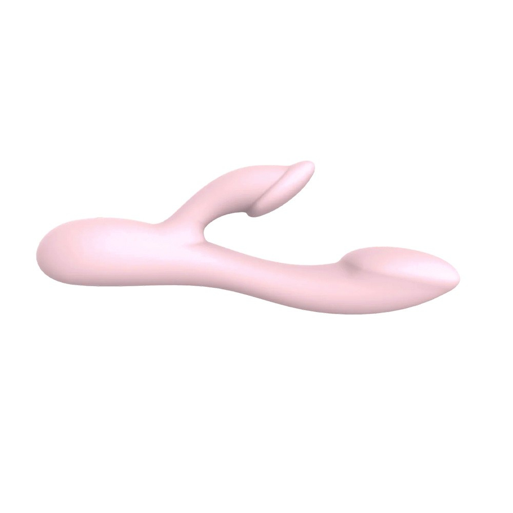 Vibrador Duplo em Silicone Recarreg�vel 10 Vibra��es Rosa | Foto 04