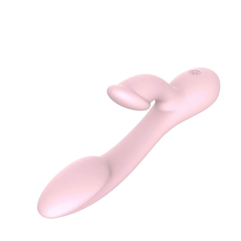 Vibrador Duplo em Silicone Recarreg�vel 10 Vibra��es Rosa | Foto 05