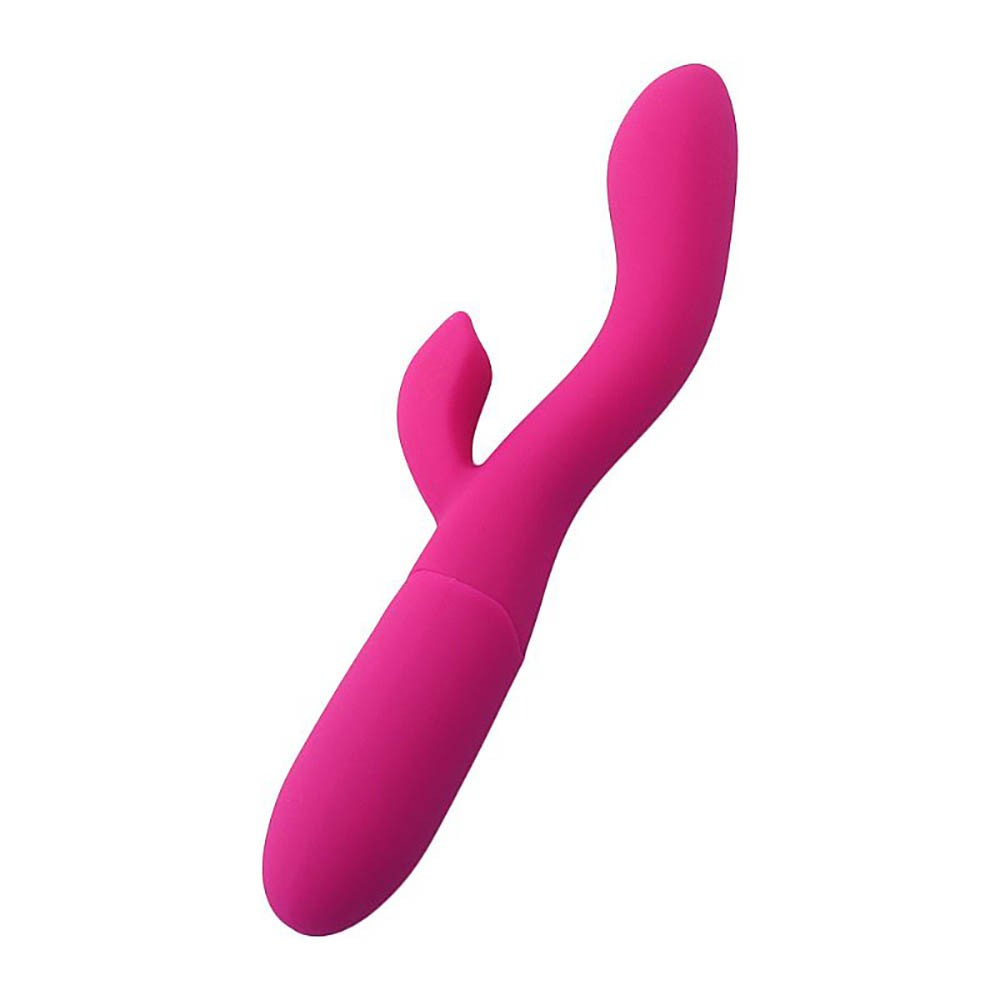 Vibrador Duplo em Silicone Recarreg�vel com 10 Vibra��es Dueto Pink | Foto 02
