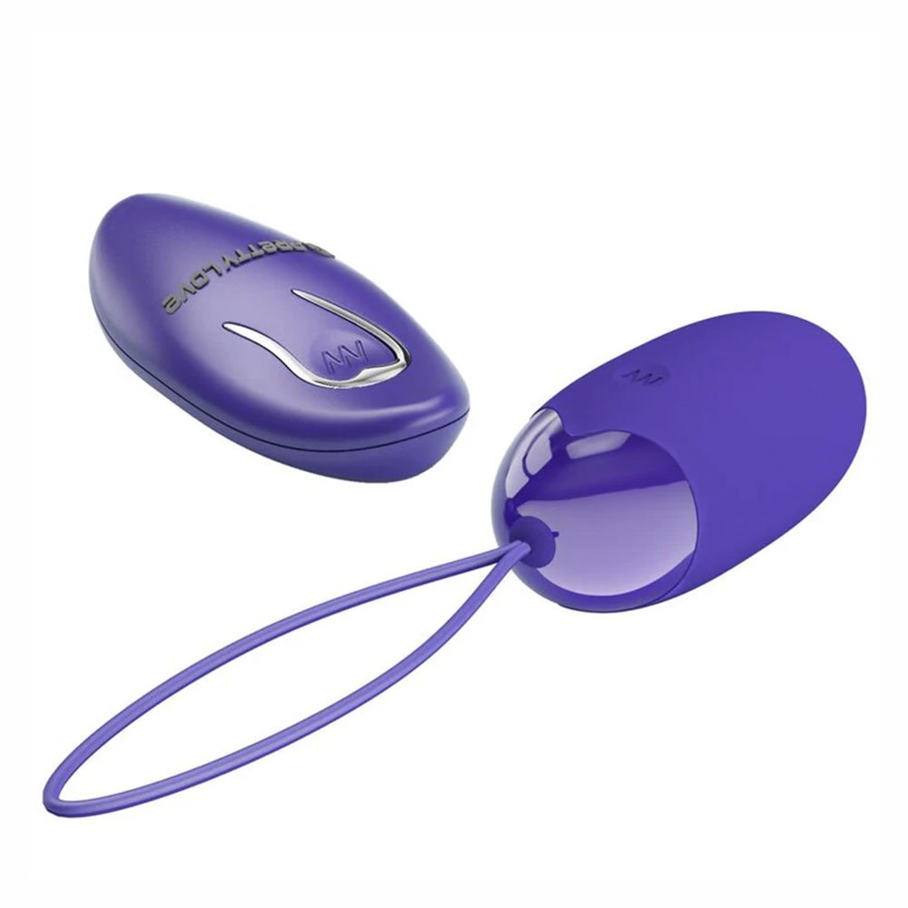 Vibrador Bullet Recarreg�vel em Silicone com 12 Vibra��es e Conrole sem Fio Roxo | Foto 04