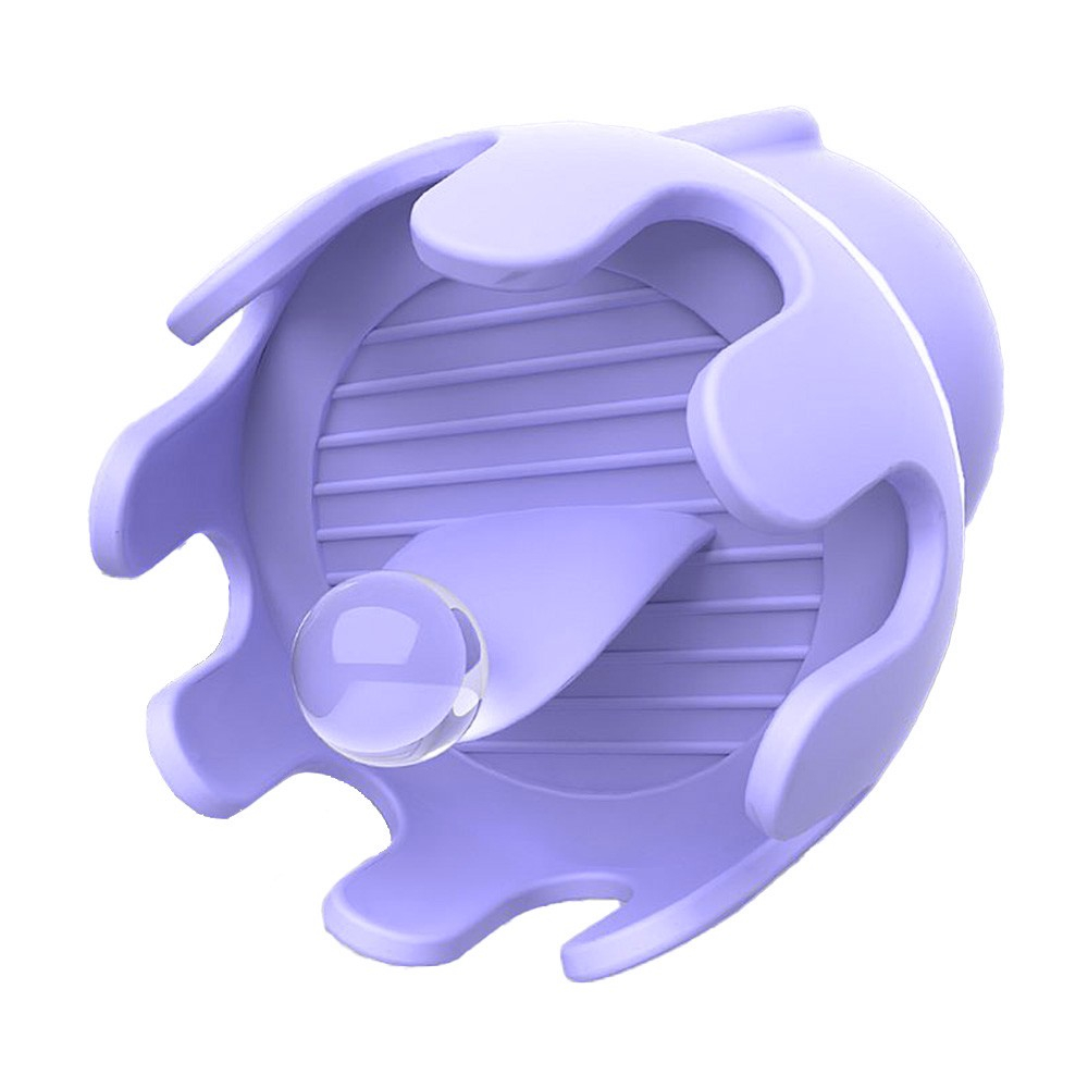 Vibrador para Clit�ris Recarreg�vel Silicone Octopi 2 Roxo - Detalhe da L�ngua Estimuladora