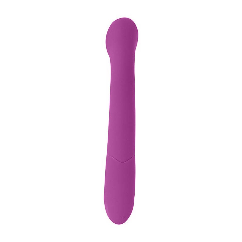 Vibrador Duplo em Silicone Recarreg�vel com 10 Vibra��es Dada Roxo | Foto 05