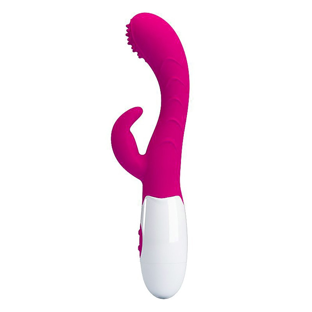 Vibrador Duplo em Silicone com 7 Vibra��es e 3 Fun��es de Dedilhar Arthur Rosa | Vista lateral 