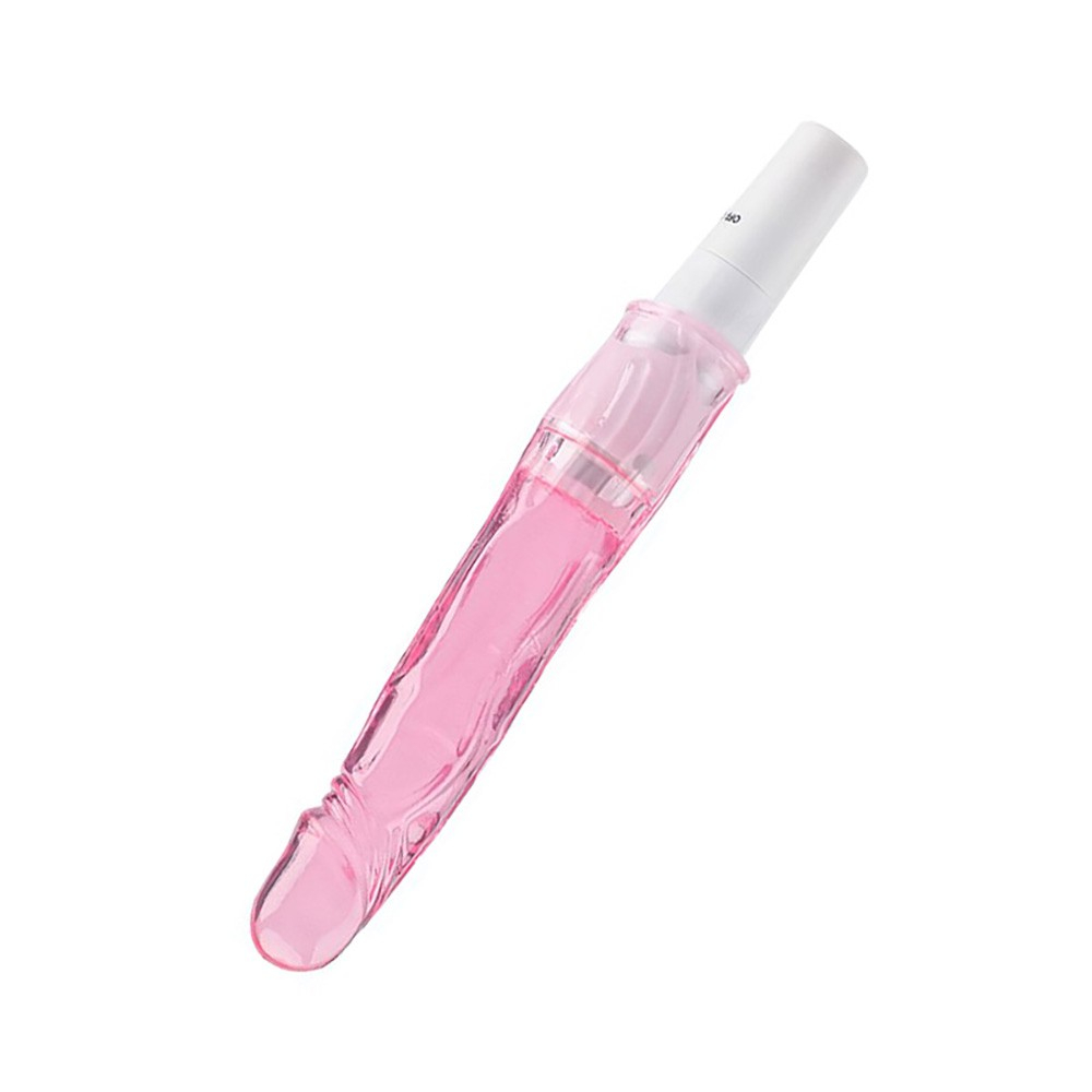 Vibrador Feminino em Jelly com Vibrador Rosa | Foto 05