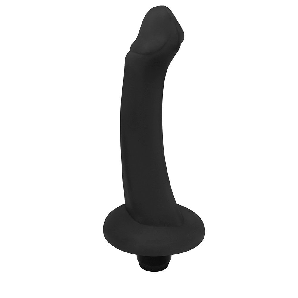 P�nis de Borracha Vacaciones com Vibrador 18 x 5cm Preto | Foto 04
