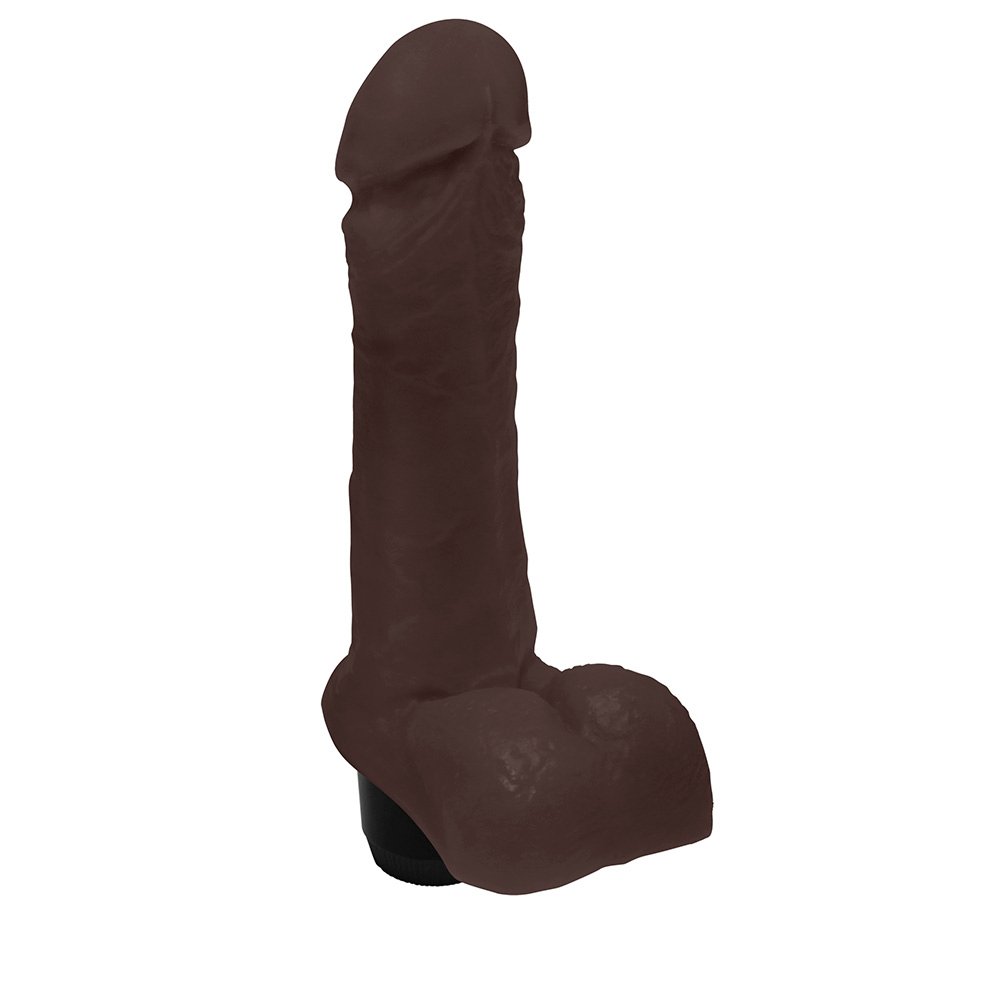 P�nis com Escroto e Vibro Ares 15 x 4cm Marrom | Foto 03